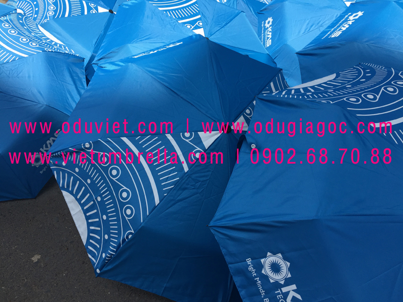 xưởng sản xuất ô dù cầm tay in logo quảng cáo